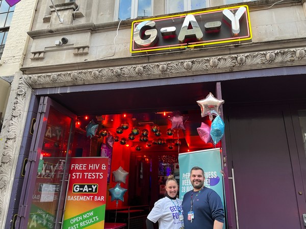 Debbie and Callum World AIDS Day