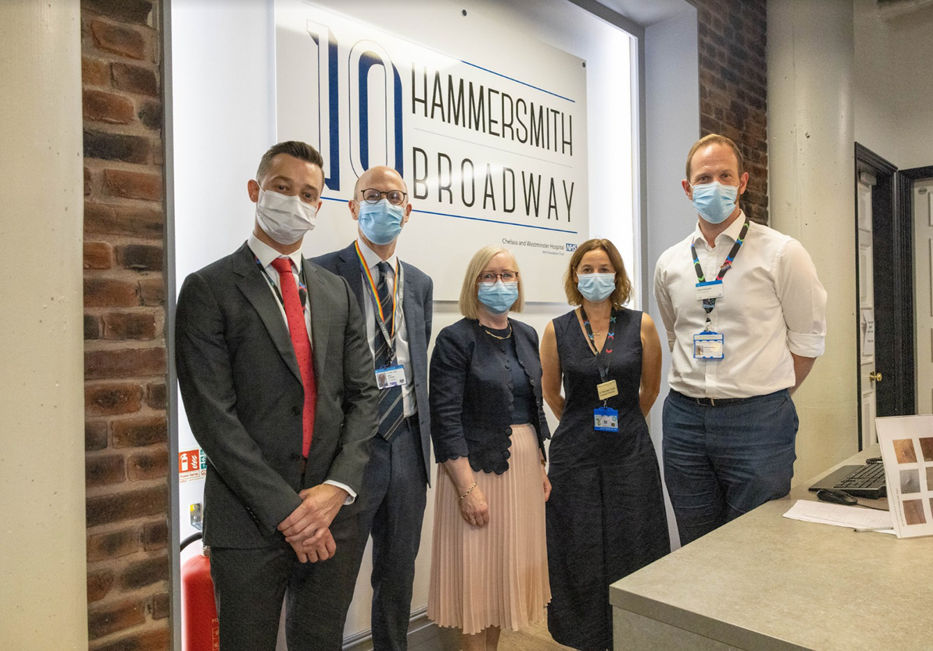 Vaccines minister visits our clinic leading on mpox vaccination